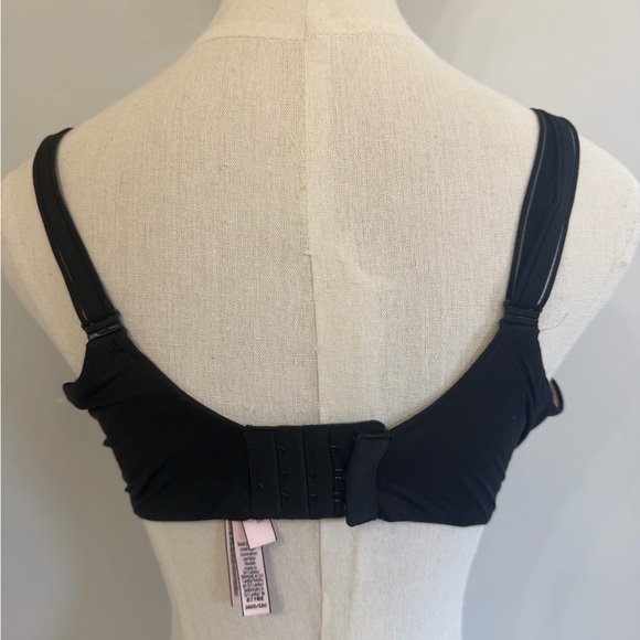 Victoria’s Secret 36DD Lined Perfect Coverage Black & Nude Smooth Underwire Bra - Picture 3 of 5